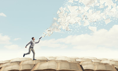 乒乓球拍（横拍）反手长胶的打法